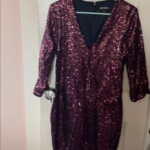 3/4 quarter length sleeve dress